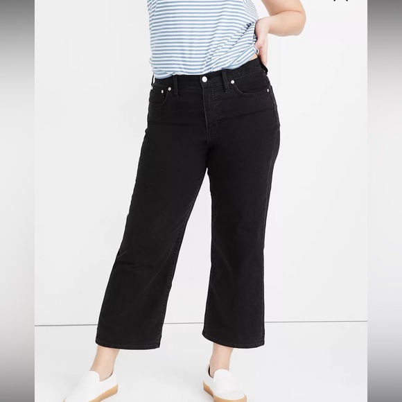 Madewell Jeans Madewell Slim Wideleg Jeans In Lunar Wash Poshmark